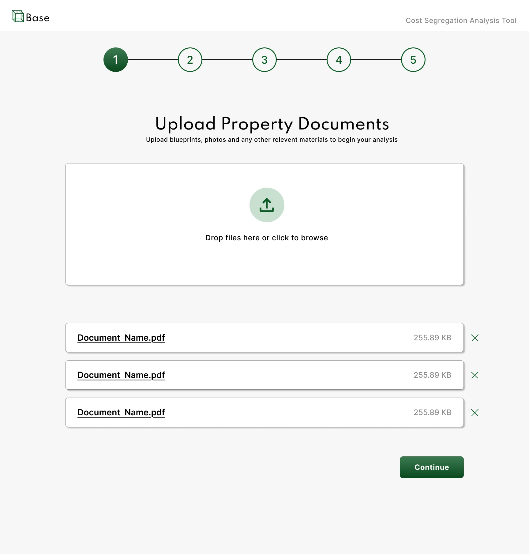 Flat list. No structure, no way to tell photos from appraisals.