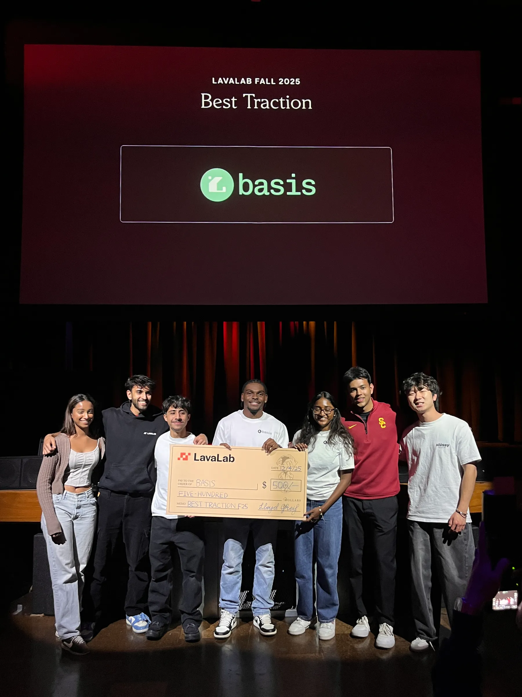 Grateful to our mentors for all the help!
