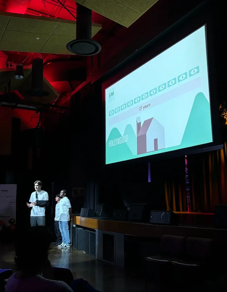 Our PM presenting on demo day!