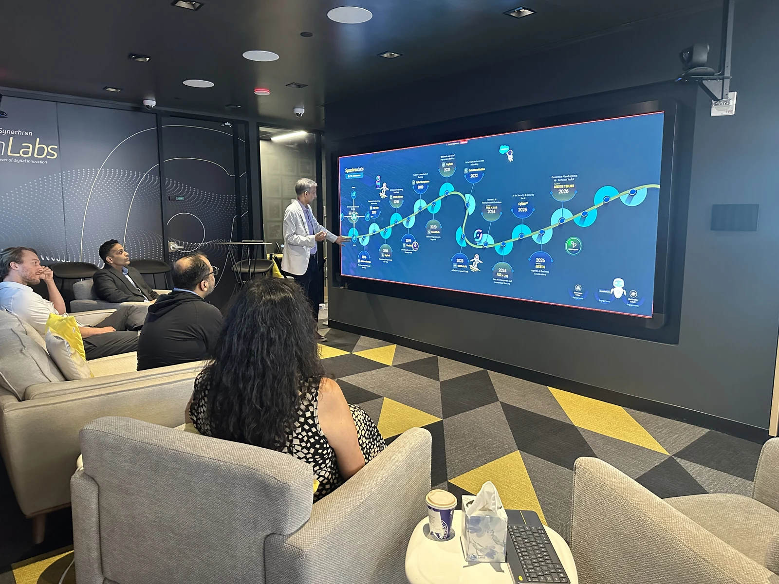 Got to sit in on client pitches as well!